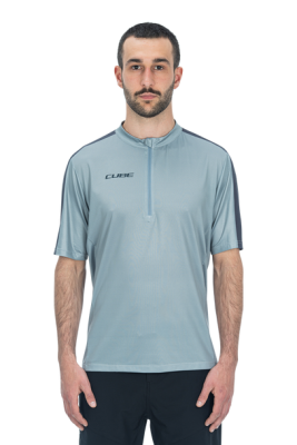 Cube ATX Jersey Half Zip CMPT S/S - maglia ciclismo - uomo